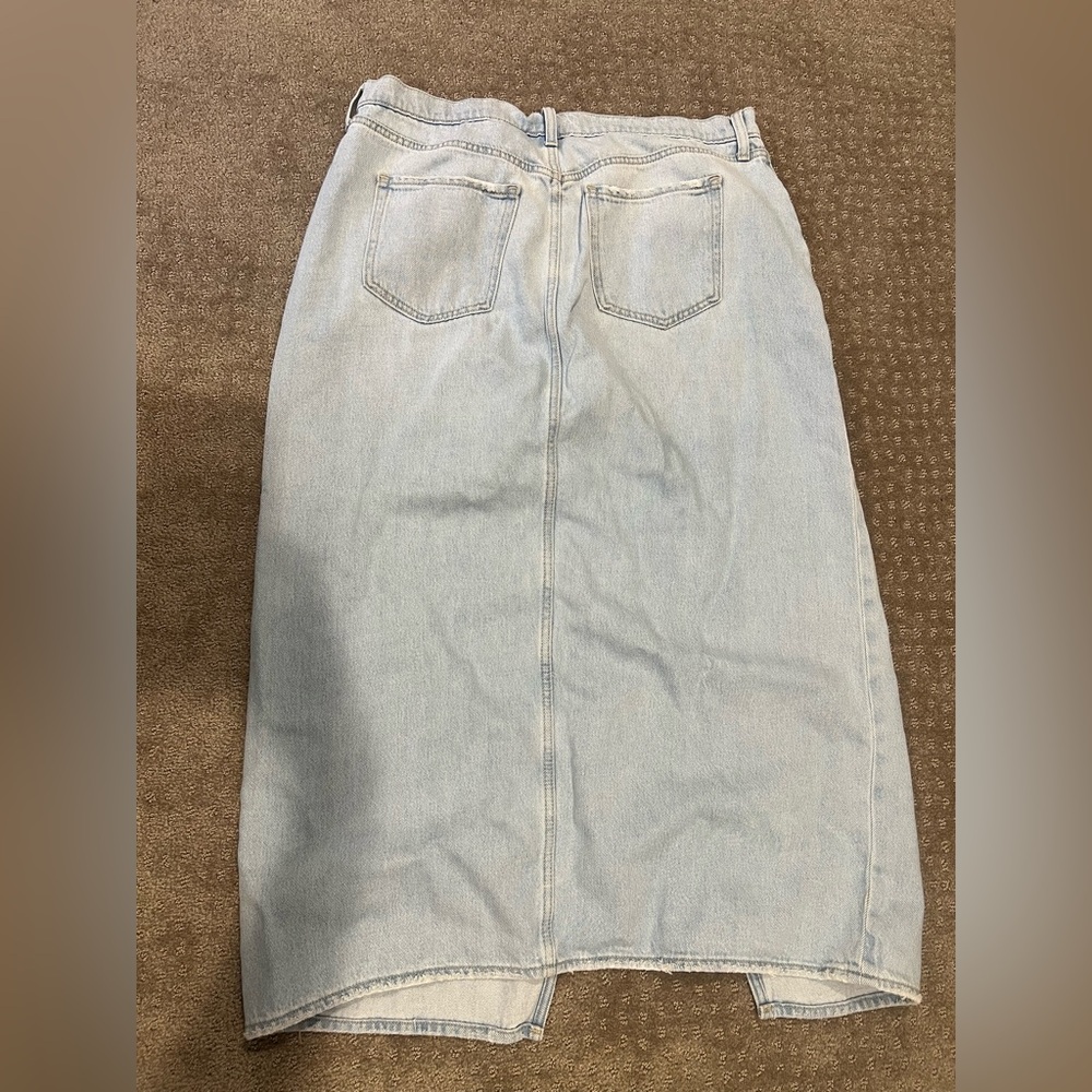 Long jean skirt, used once